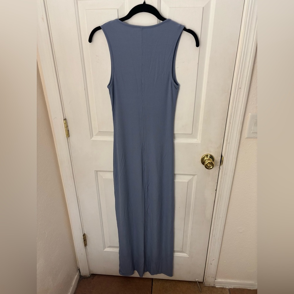 SKIMS Blue Sleeveless Maxi Dress